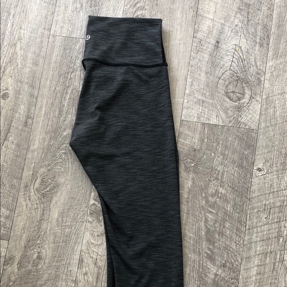 Marled Grey LuluLemon tights! - Picture 2 of 2